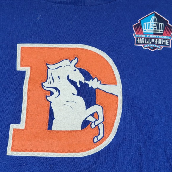 NFL Team Apparel Other - NFL Team Apparel Denver Broncos John Elway Hall of Fame Blue T-Shirt 3XL